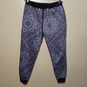 Elwood Paisley Print Women's Joggers Size Medium